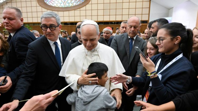 Le Pape en salle Paul VI 