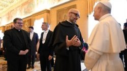 Pope Leo XIV receives participants in a formation course for diocesan officers