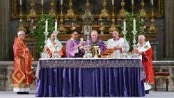 2025.11.20 Svētā Mise Sant'Andrea della Valle bazilikā