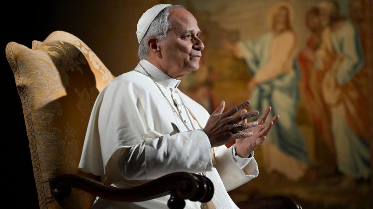 Le Pape lors de la rencontre digitale avec les jeunes Américains.