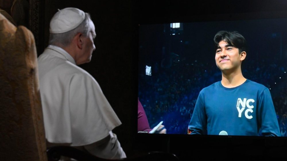 Тэлемост з каталіцкай моладдзю ЗША