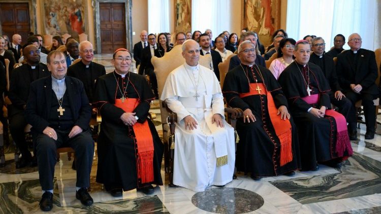 Popiežius Leonas XIV ir „Caritas Internationalis“ delegacija