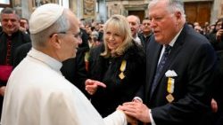Pope Leo meets with participants of the Juridical-Pastoral Training Course of the Roman Rota