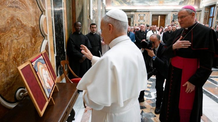 Il Papa incontra i fedeli della Lettonia in pellegrinaggio nazionale