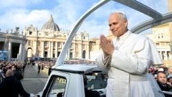 Papež Lev XIV. při generální audienci 26. listopadu 2025