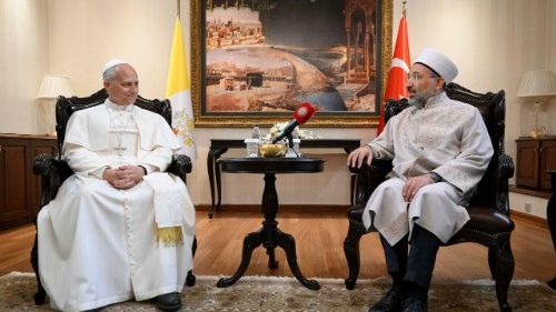 Papež se sešel s předsedou tureckého úřadu pro náboženství
