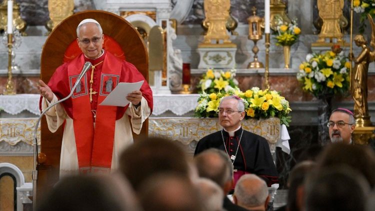 2025.11.27 Viaggio Apostolico in Turkiye - Incontro di Preghiera presso la Cattedrale dello Spirito Santo