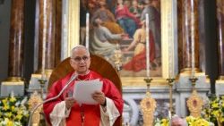 Popiežius Leonas XIV Stambulo Šventosios Dvasios katedroje