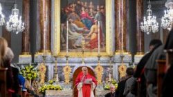 2025.11.28 Viaggio Apostolico in Turkiye - Incontro di Preghiera presso la Cattedrale dello Spirito Santo