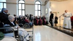 Зустріч Папи Лева XIV з літніми людьми під час візиту в Туреччину