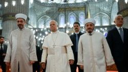 Návštěva mešity Sultána Ahmeda v Istanbulu, 29. listopadu 2025