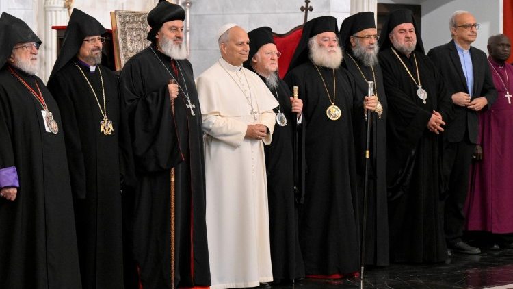 Prywatne spotkanie Leona XIV z przywódcami Kościołów i wspólnot chrześcijańskich