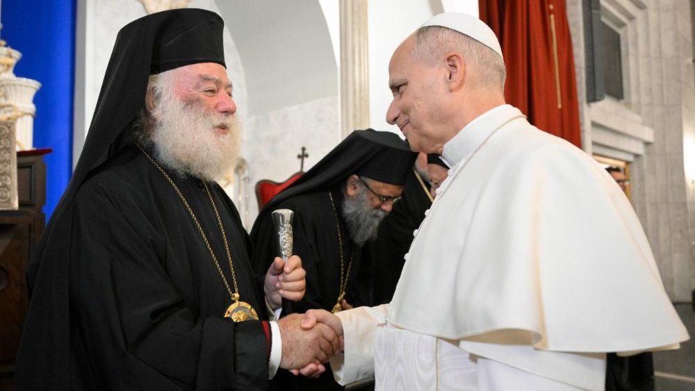 2025.11.29 Viaggio Apostolico in Turkiye - Incontro privato con i Capi delle Chiese e delle Comunita' Cristiane