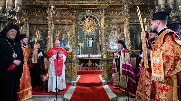 2025.11.29 Viaggio Apostolico in Turkiye - Doxologia nella Chiesa Patriarcale di San Giorgio