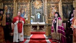 2025.11.29 Viaggio Apostolico in Turkiye - Doxologia nella Chiesa Patriarcale di San Giorgio