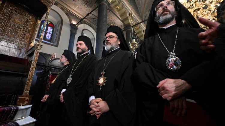 Alcuni partecipanti alla doxologia