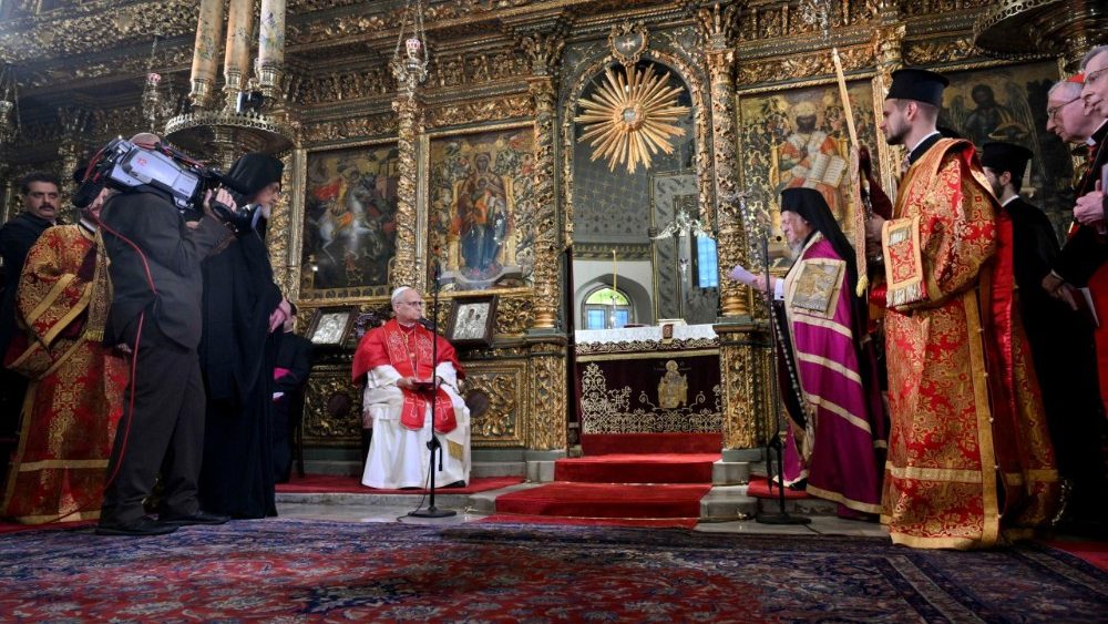 Doxologie en l'église patriarcale Saint-Georges d'Istanbul, samedi 29 novembre 2025. 
