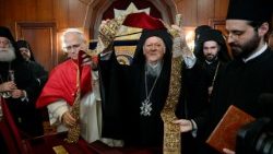 2025.11.29 Viaggio Apostolico in Turkiye - Firma dichiarazione congiunta nel Palazzo Patriarcale