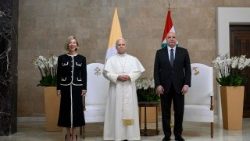 2025.11.30 Viaggio Apostolico in Libano - Visita di cortesia al Presidente della Repubblica
