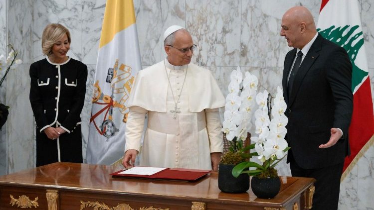 Popiežius ir Libano prezidentas