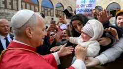 Påve Leo XIV:s möte med Libanons katoliker