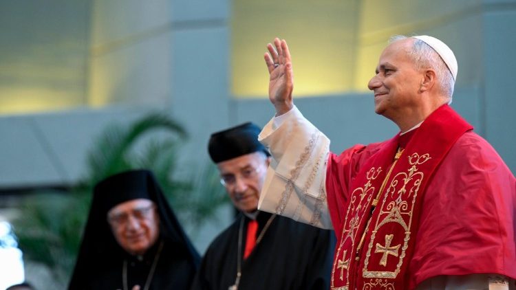 Pape Léon XIV rencontre les évêques, les prêtres,  les personnes consacrées et les agents pastoraux.