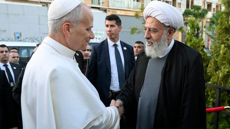 2025.12.01 Viaggio Apostolico in Libano - Incontro Ecumenico e Interreligioso in Piazza dei Martiri a Beirut