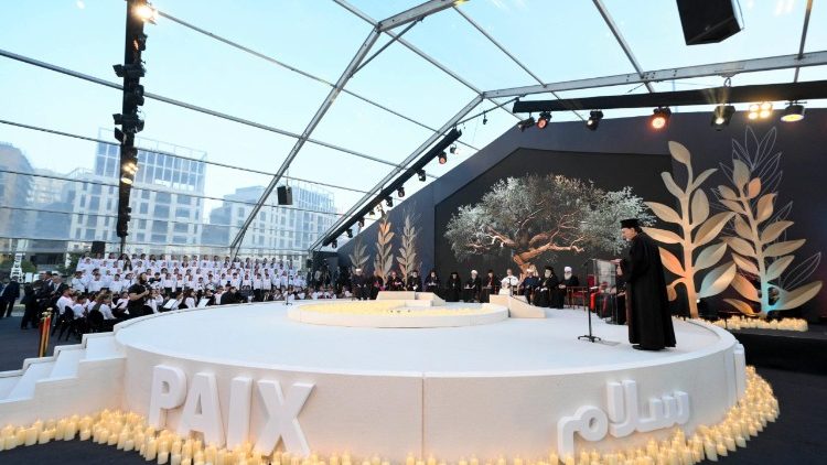 2025.12.01 Viaggio Apostolico in Libano - Incontro Ecumenico e Interreligioso in Piazza dei Martiri a Beirut