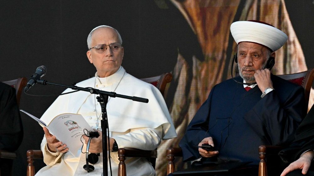 2025.12.01 Viaggio Apostolico in Libano - Incontro Ecumenico e Interreligioso in Piazza dei Martiri a Beirut