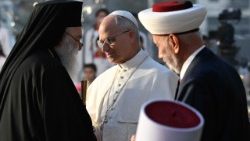 2025.12.01 Viaggio Apostolico in Libano - Incontro Ecumenico e Interreligioso in Piazza dei Martiri a Beirut