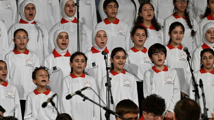 2025.12.01 Viaggio Apostolico in Libano - Incontro Ecumenico e Interreligioso in Piazza dei Martiri a Beirut