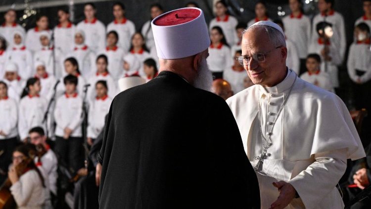 2025.12.01 Viaggio Apostolico in Libano - Incontro Ecumenico e Interreligioso in Piazza dei Martiri a Beirut
