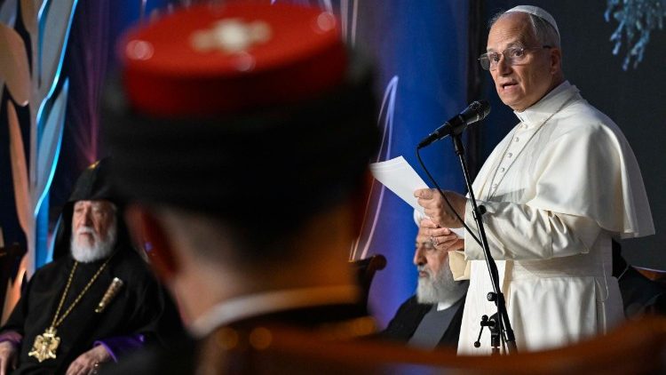 2025.12.01 Viaggio Apostolico in Libano - Incontro Ecumenico e Interreligioso in Piazza dei Martiri a Beirut