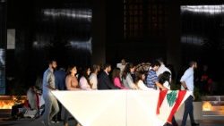 2025.12.01 Viaggio Apostolico in Libano - Incontro con i giovani nel piazzale antistante il Patriarcato di Antiochia dei Maroniti a Bkerke