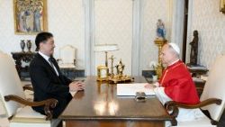 Léon XIV a reçu au Vatican le président de la Mongolie, Ukhnaagiin Khürelsükh, le 4 décembre 2025.