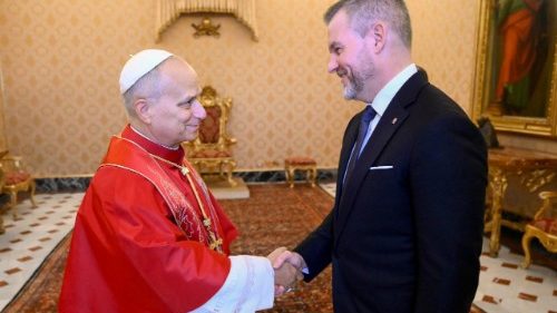 The Pope meets with the President of the Slovak Republic Peter Pellegrini