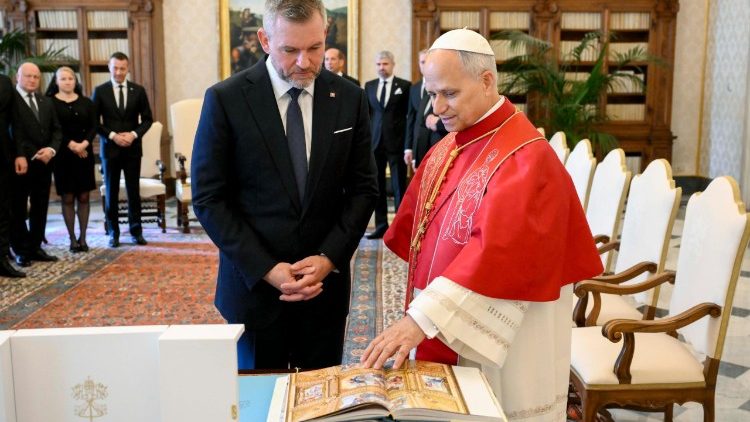 Popiežiaus audiencija Slovakijos prezidentui