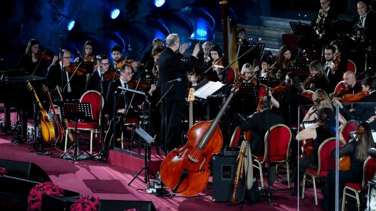 Падчас VI "Канцэрта з беднымі" ў Ватыкане