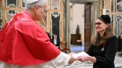 Popiežius priėmė 13 valstybių ambasadorius prie Šventojo Sosto