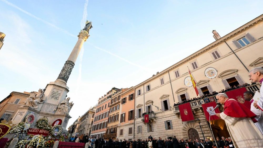 2025.12.08 Immacolata Concezione della beata Vergine Maria â   Atto di venerazione allâ  Immacolata