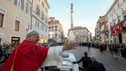2025.12.08 Immacolata Concezione della beata Vergine Maria â   Atto di venerazione allâ  Immacolata