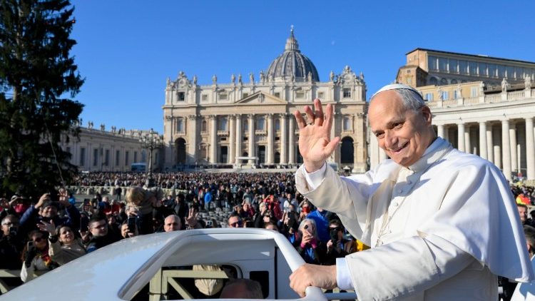 Lev XIV. při generální audienci