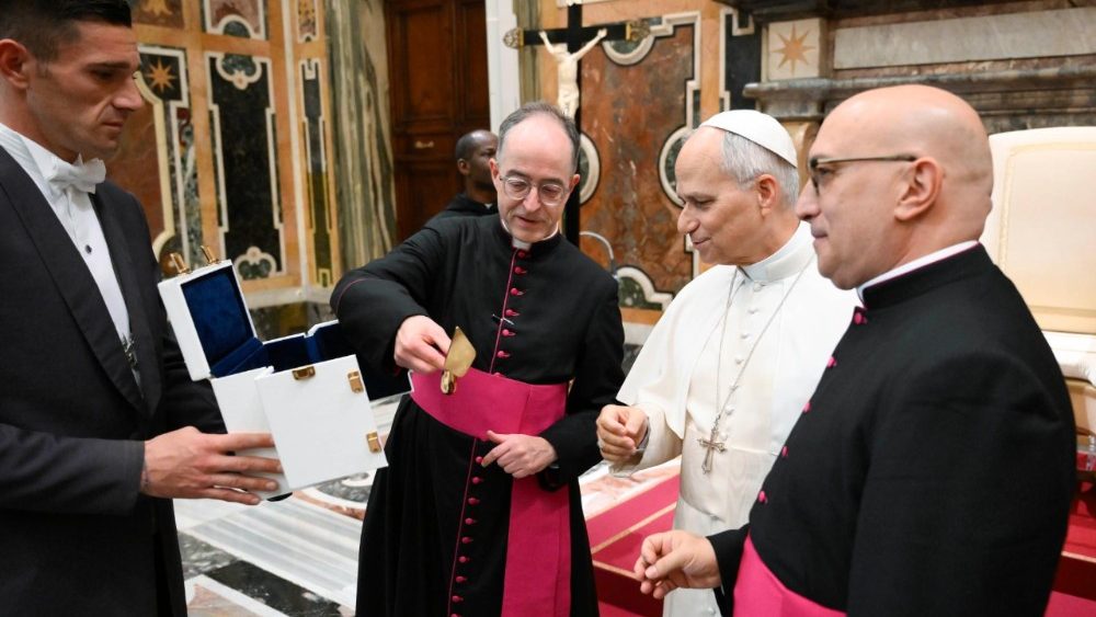 Аўдыенцыя для выкладчыкаў і студэнтаў Папскага інстытута хрысціянскай археалогіі