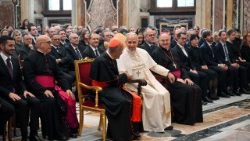 Аўдыенцыя для выкладчыкаў і студэнтаў Папскага інстытута хрысціянскай археалогіі