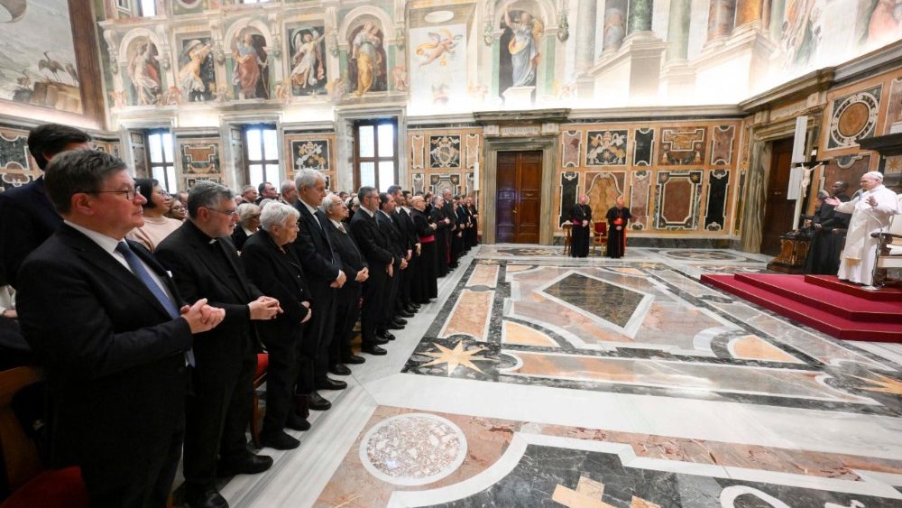 Аўдыенцыя для выкладчыкаў і студэнтаў Папскага інстытута хрысціянскай археалогіі