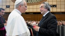 Riccardo Muti conducts a concert for Pope Leo