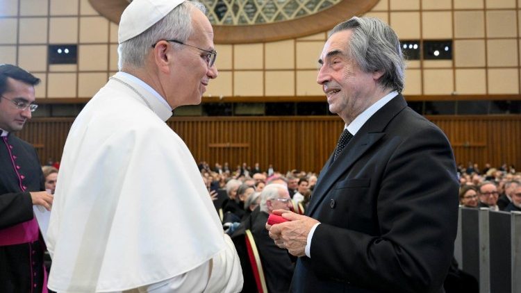 Papa Lav XIV. i maetro Riccardo Muti