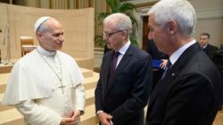 El Papa León XIV en la audiencia con directivos y funcionarios de los servicios de inteligencia italianos