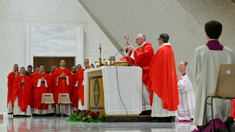 Kardinali Parolin ameongoza Ibada ya Misa kwa Wanadiplomasia wa Italia