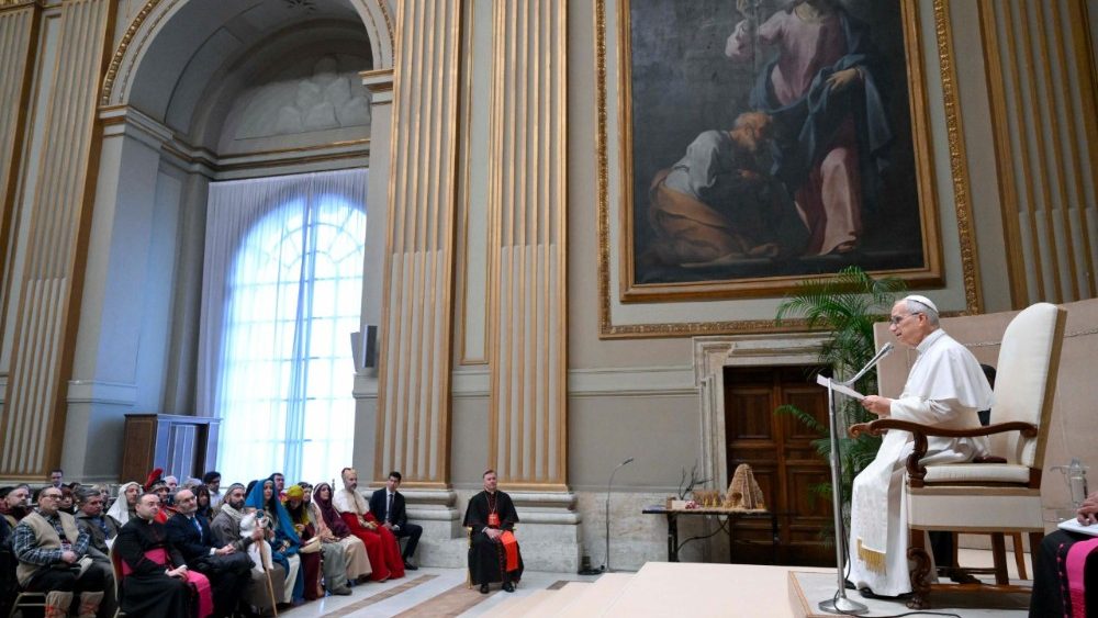 Аўдыенцыя для ўдзельнікаў "Жывых бэтлеемскіх ясляў"